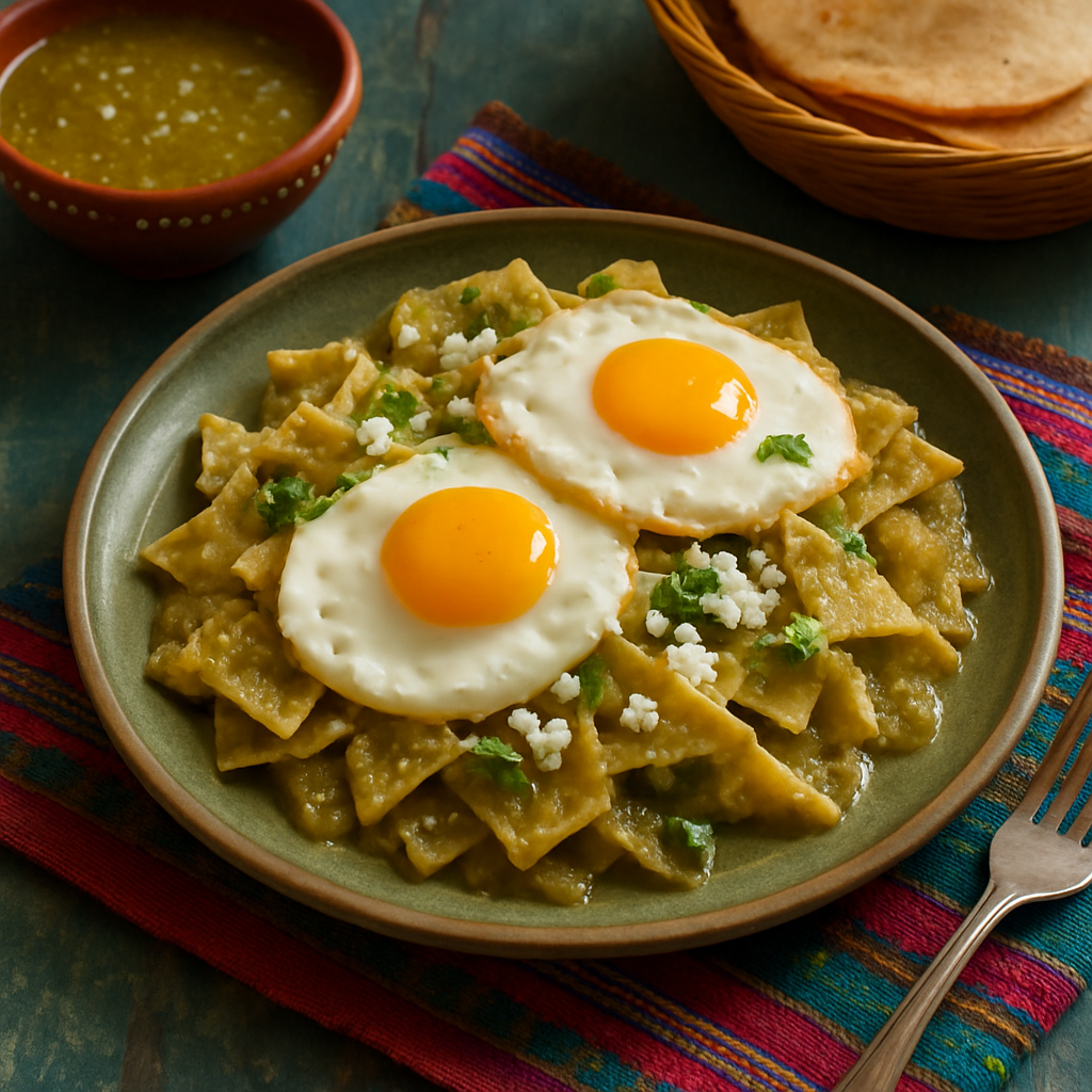 Chilaquiles Verdes με Αυγά, Όπως τα Φτιάχνουμε Εμείς