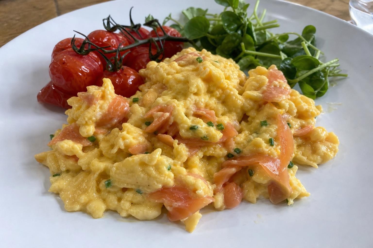 Scrambled Eggs with Smoked Salmon