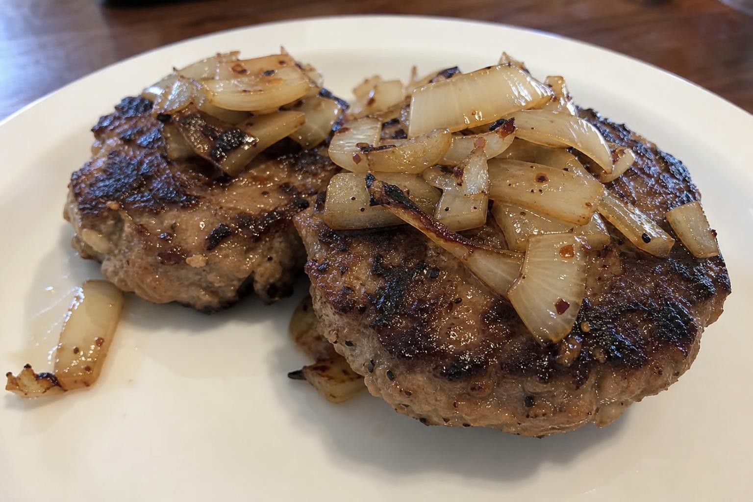 Spiced Beef and Pork Burger Patties