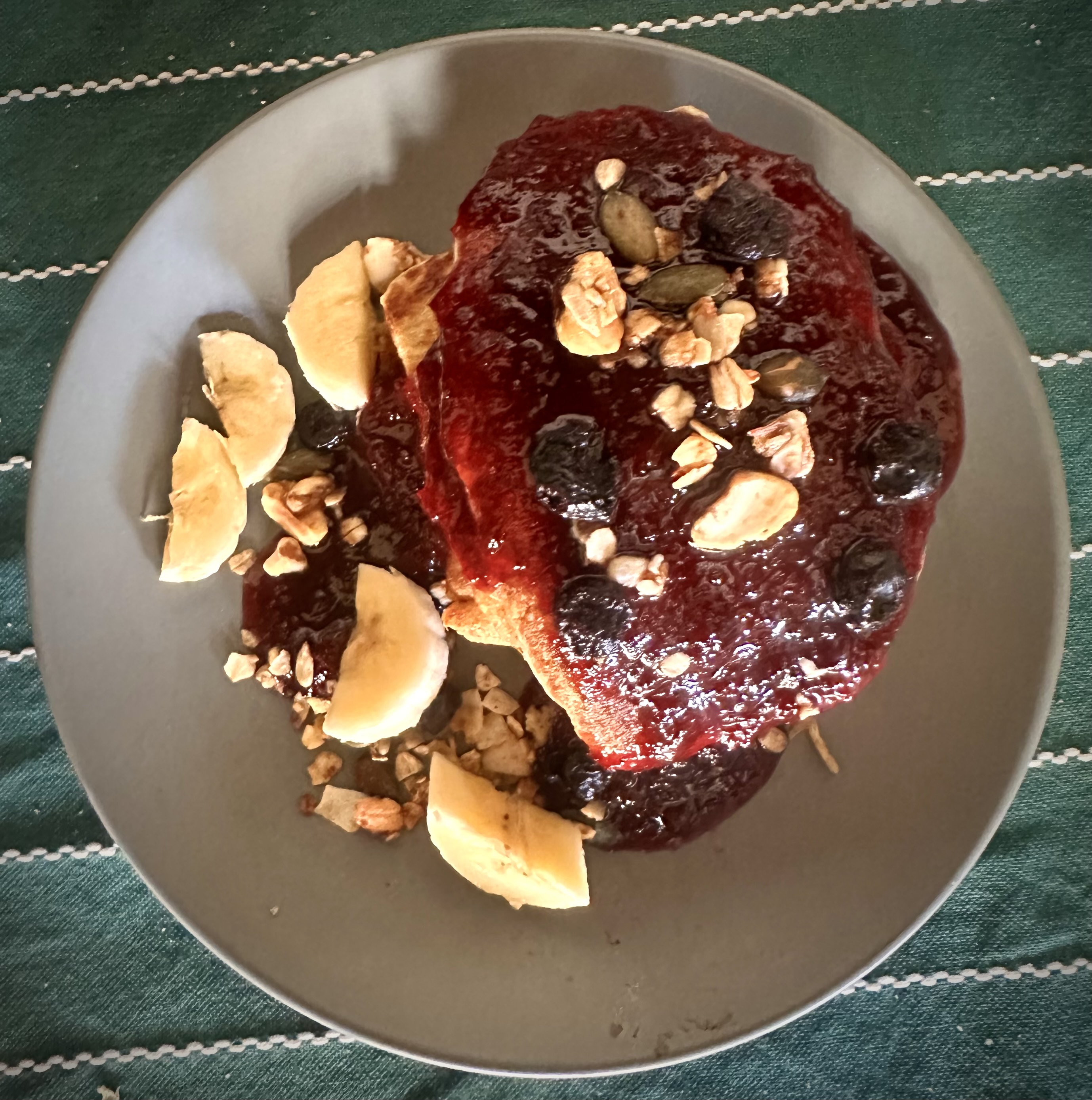 Buckwheat Pancakes with Greek Yogurt
