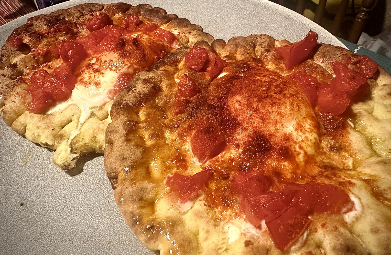 5 min eggs with pita bread